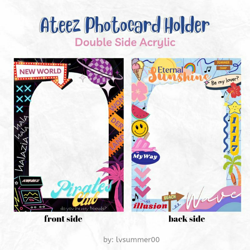  Photocard Holder Ateez Theme Song [BACA DESKRIPSI]