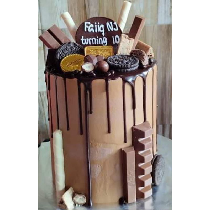 cake ultah coklat