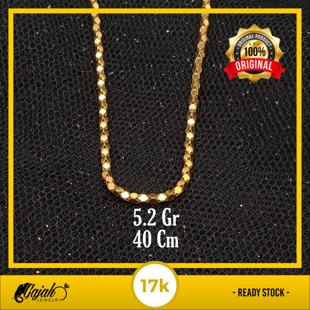 Kalung Emas 17K - 5.2 Gr Kadar 750 - 4944