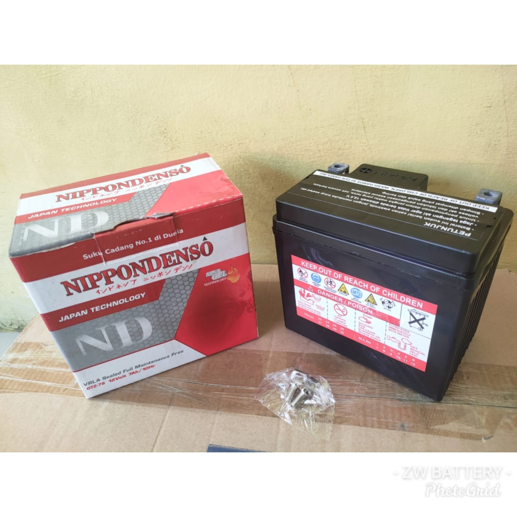 Aki Motor Nmax New, Aerox 155, PCX 150,KLX 150 GTZ7S NIPPON GEL 7 AH
