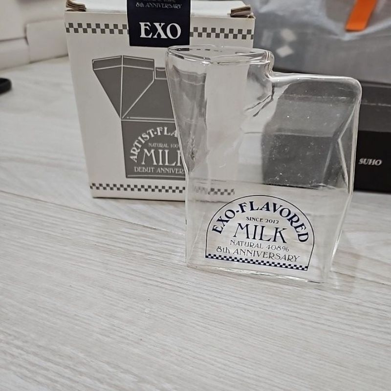 EXO milk glass anniversary merch official