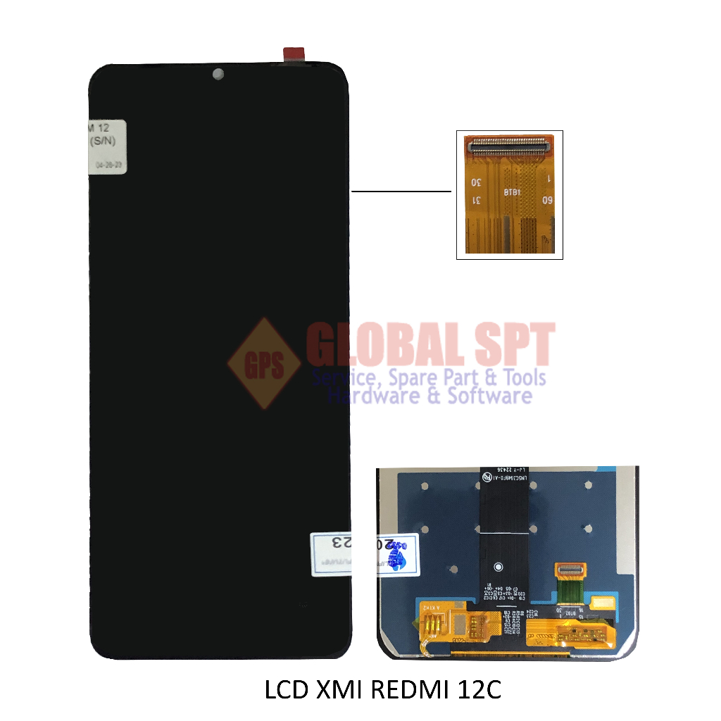 LCD TOUCHSCREEN XIAOMI REDMI 12C