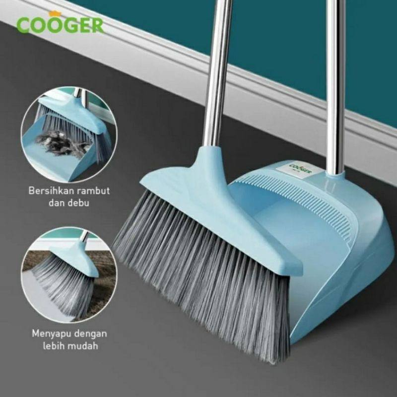 SAPU PENGKI PEMBERSIH 1SET / BROOM SET DUSTPAN SAPU LIPAT KOMBINASI PENGKI SAPU / SET SAPU PENGKI CI
