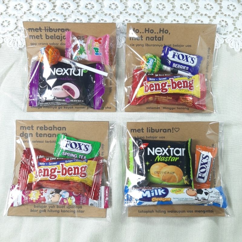 

[SG3] Snack Gift Mini Viral / Snack Booster / Hampers Mini / Freebies Kertas Kraft