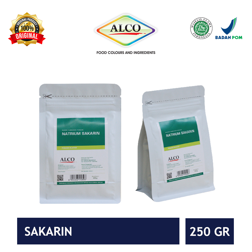 Natirum Sakarin Sari Manis Pemanis ALCO 250 gr