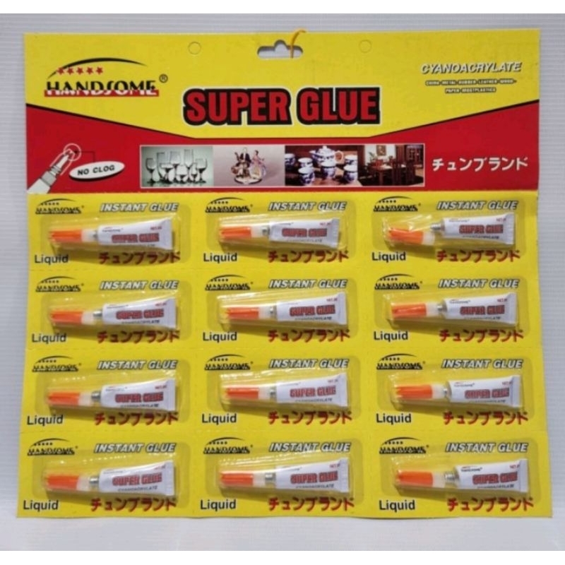 

A62 Super Glue Handsome SATUAN Lem Super Instant Liquid Glue Instant Glue