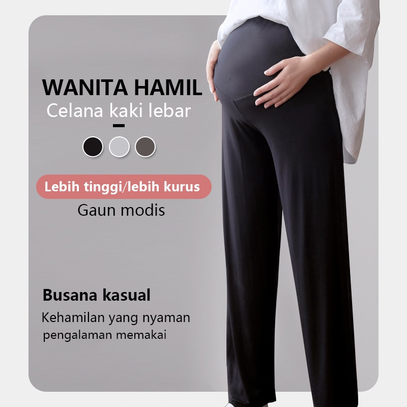 celana ibu hamil  jumbo muat bb 60-120KG celana wanita hamil celana baju hamil kekinian Nyaman Halus Elastis 903