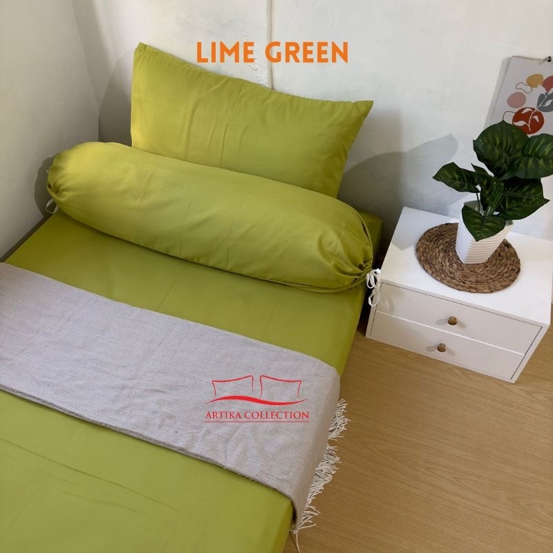 Sprei Estetik Polos Pastel Green Sage Tanpa Embos Ukuran 120x200 160x200 180x200 Sudah Include Sarung Bantal Guling Queen Size Single King