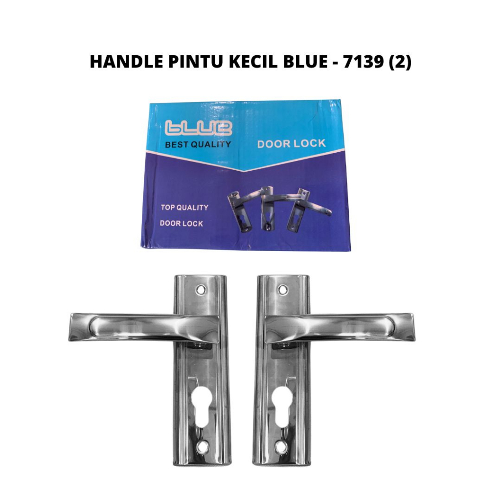 Kunci Pintu kecil Silinder Plat l Gagang Rumah l Handle Full Set I Kunci pintu kamar