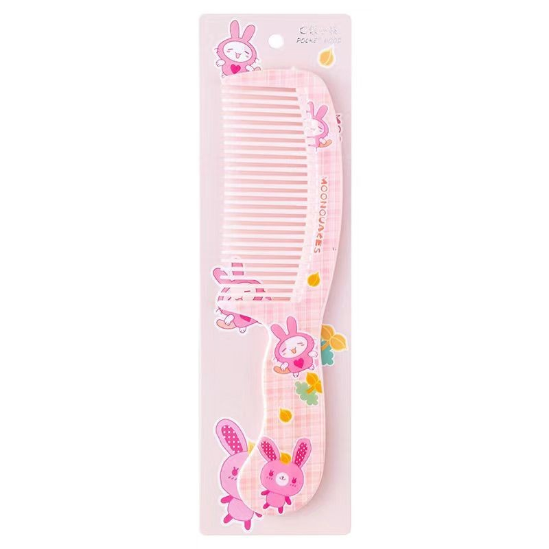 EM Sisir Rambut Gagang Motif Karakter Lucu Hair Comb