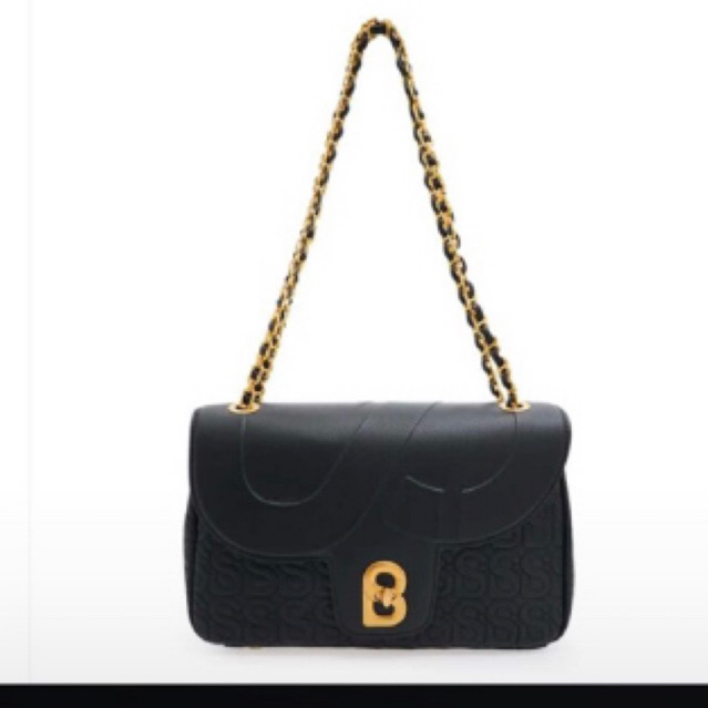 buttonscarves aluna bag medium black