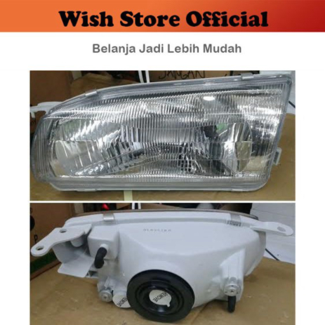 TERMURAH [PCS] HEAD LAMP LAMPU DEPAN HEADLAMP ALL NEW COROLLA AE111 AE 111 1.6  - Kiri L limited