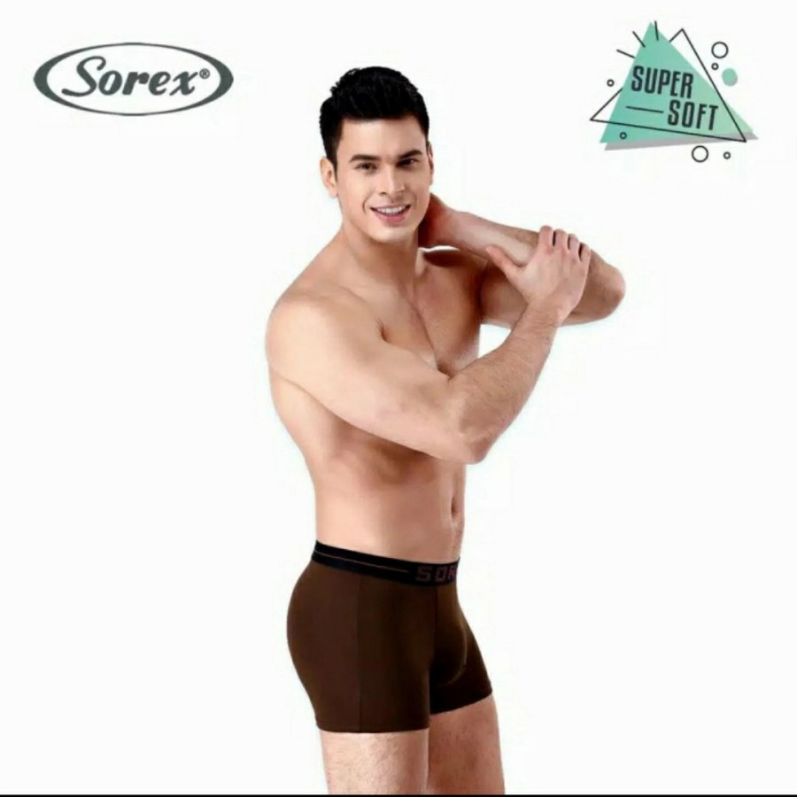 SOREX MENS Boxer Pria SRX 2011 Isi 3Pcs SOFT AND COMFORT