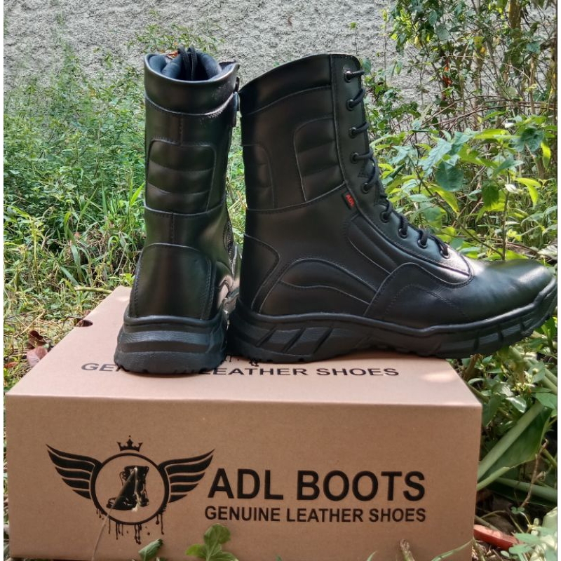 Sepatu pdl asli kulit sapi merk adl boots