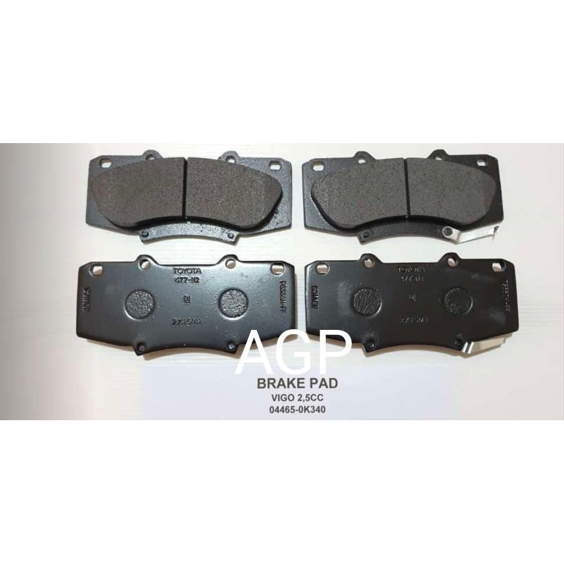 Brake Pad Kampas Rem Depan Hilux Vigo DC Fortuner 04465--0K340