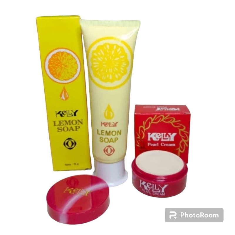 Paket Cream Kelly + Sabun Kelly Kelly Lemon 75gr//Paket Cream Kelly+Kelly Lemon 75gr