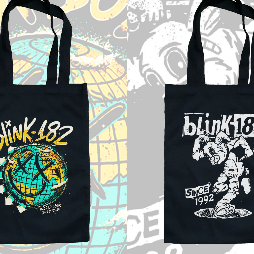 TOTE BAG HITAM - BLINK 182 - a