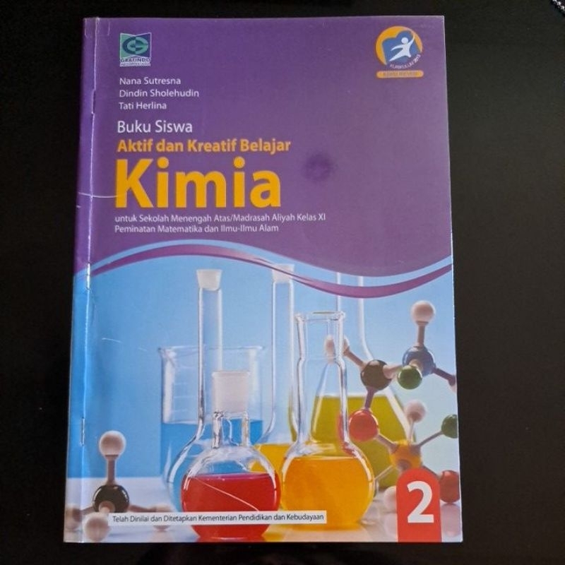 

buku paket second Kimia kelas XI penerbit Grafindo