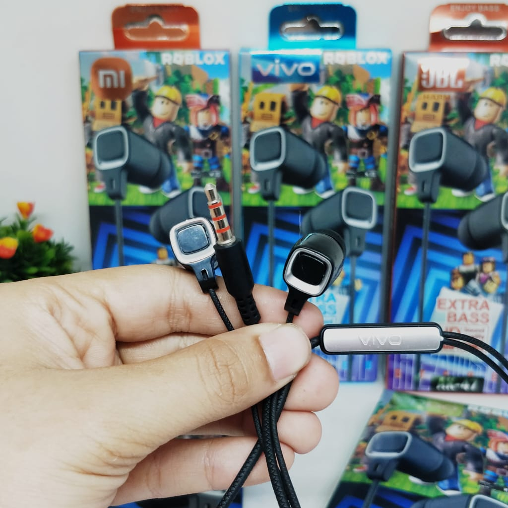 sale cuci gudang handsfree Gaming ROBLOX AK-47 Extra Bass earphone Universal Android Smartphone BY SMOLL