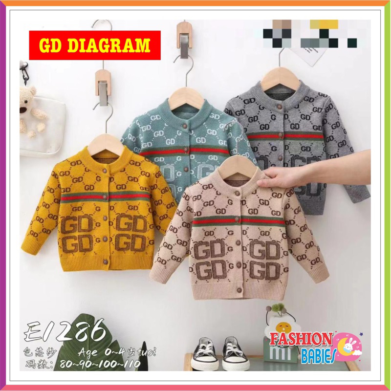 ❤ FashionBabies ❤ SWEATER RAJUT BRANDED IMPORT ANAK - UNISEX