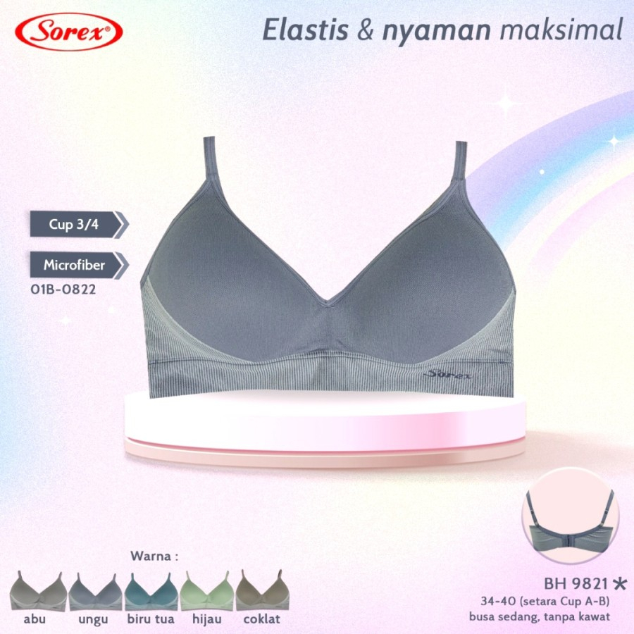 Bra BH tanpa kawat 9821 Sorex