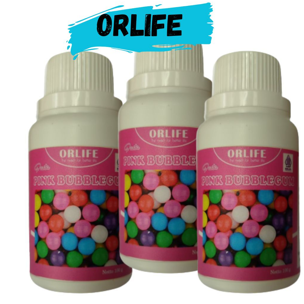 

Pasta Orlife Perisa Makanan Minuman / Pasta Orlife 100gr / Pasta Orlife rasa Pink Bubble Gum Atau Permen Karet Pink