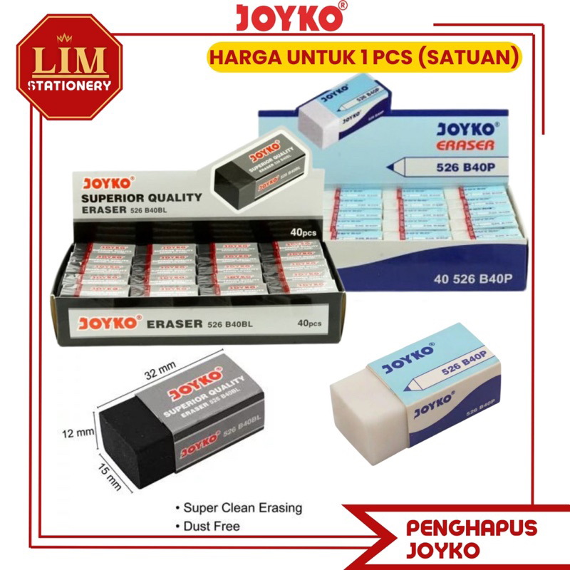 

JOYKO - Penghapus / Stip NEW SUPER CLEAN (Satuan) B40