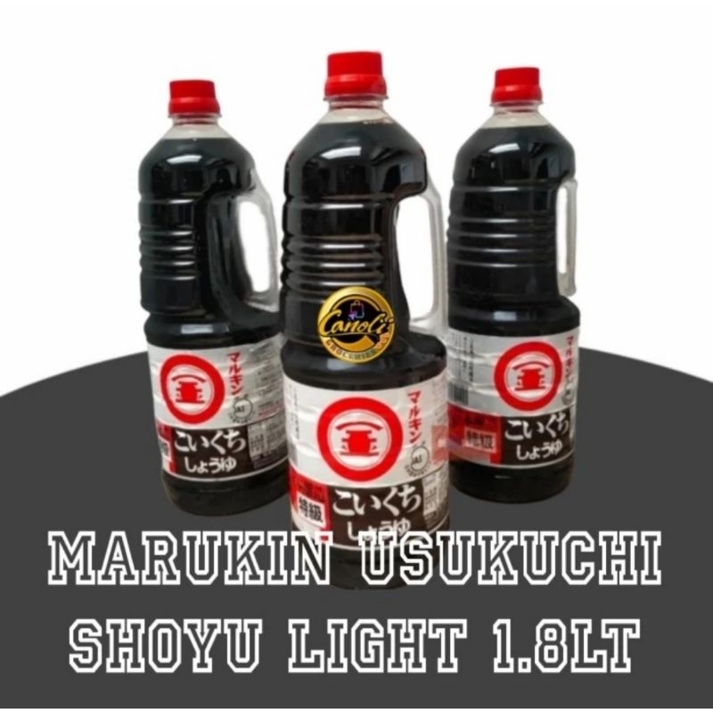 MARUKIN Usukuchi Shoyu light 1.8lt / Soy Sauce / Kecap Asin Jepang 1.8