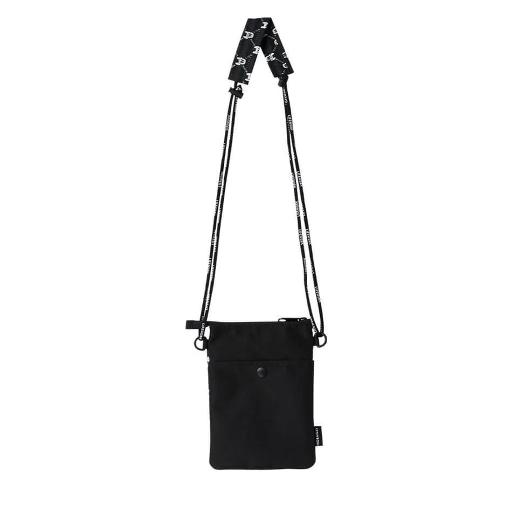 Lifework Radog Patch Strap Double Strand Shoulder Bag Pattern Black