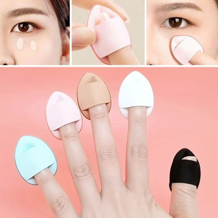 Finger Puff Alat Makeup Spon Jari Cushion Mini