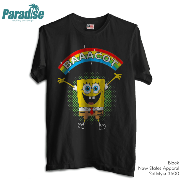 PARADISE Baju Kaos Kartun - Spongebob "Bacot"