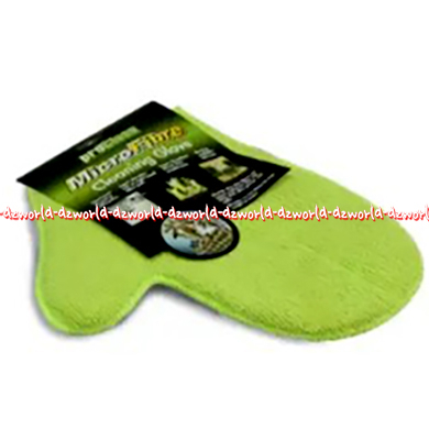 Proclean Microfibre Cleaning Glove Green Sarung Tangan Pembersih Microfiber Model Sarung Tangan Warna Hijau Gloves