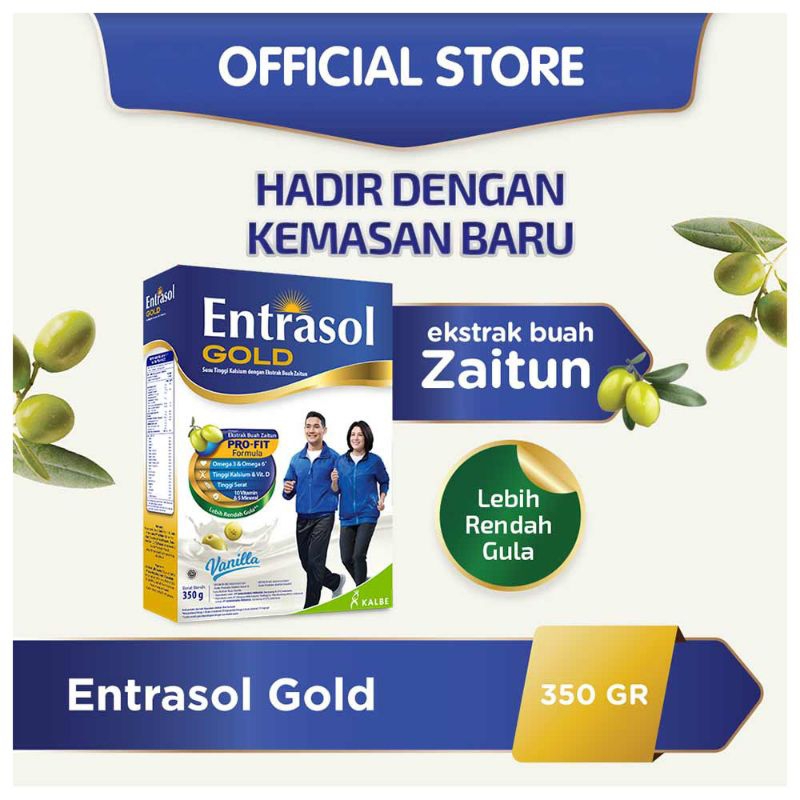 Entrasol gold Vanila/plain 350gr