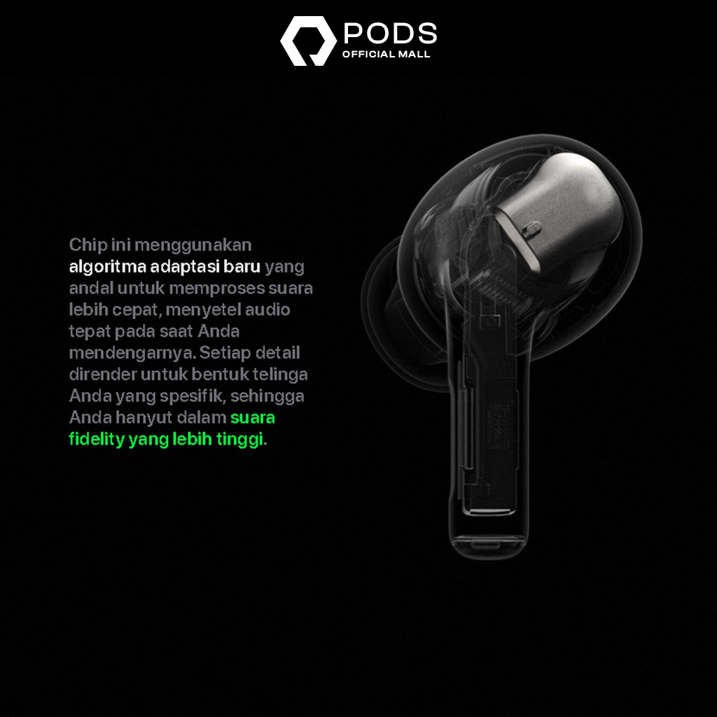 [Ready Stock - Pertama Dan Satu-Satunya Di Indonesia]✅ThePods PRO (2ND GENERATION / PRO 2 with H2 CHIP) - Final Upgrade + IMEI / Serial Number Valid + Active Noise Cancellation by Pods Indonesia (BU8)