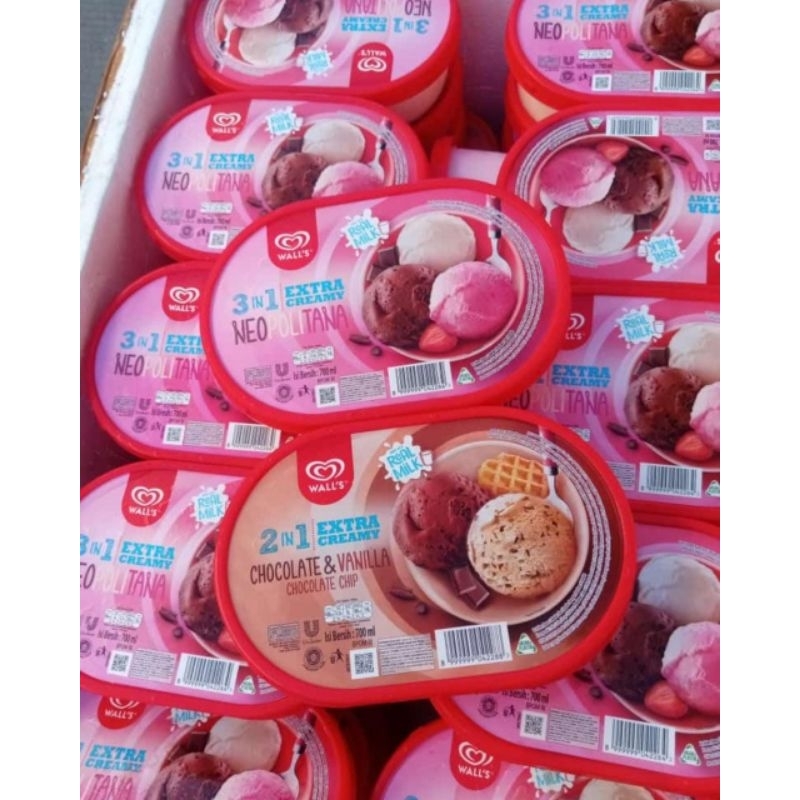 Es Cream Walls 700ml Aneka Rasa