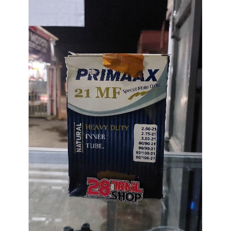 BAN DALAM TRAIL PRIMAAX HEAVY DUTY UKURAN 21