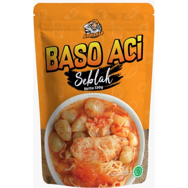 

Ashiaaap bakso Aci Seblak instant (130g) / Boci Baso Pedas Makanan instant