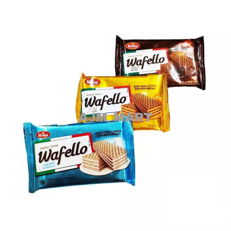 

Wafer dengan Krim Cokelat / Karamel 37,5gr