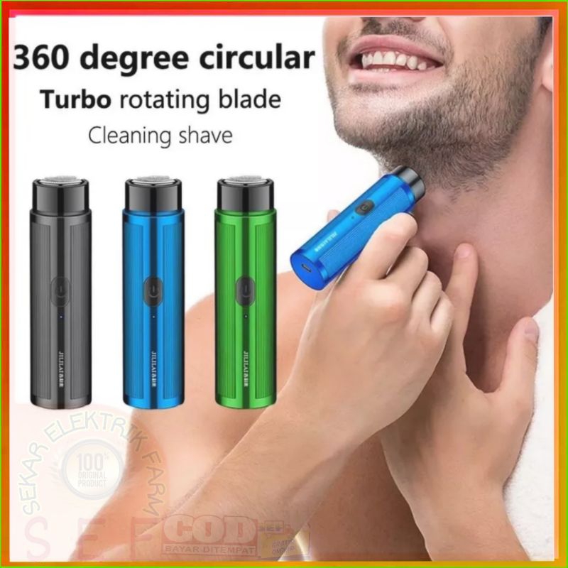 Alat Cukur Jenggot Kumis EXTRA TIPIS Elektrik Mini Portable dapat di cas TIPE TJ 573/RSCX-218