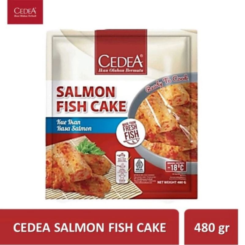 

Cedea salmon fish cake 480gr kue ikan rasa salmon