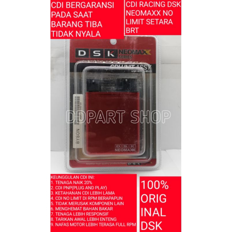 CDI RACING DSK NO LIMIT BYSON LAMA BYSON NEW BYSON OLD