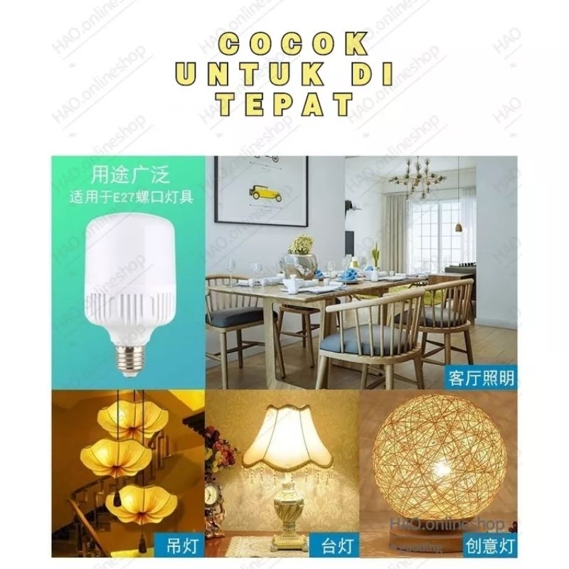 LAMPU LED JUMBO TERANG LAMPU RUMAH 40 WATT ORIGINAL