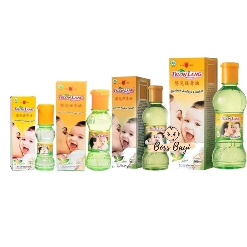 TELON LANG - Minyak Telon Bayi Cap Lang 60ml / 100ml /150ml