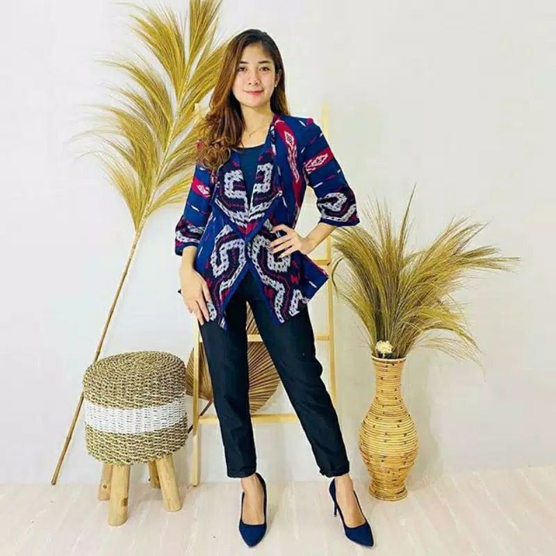 BLOUSE TENUN - BLOUSE ETNIK - BLOUSE WANITA - OUTWEAR TENUN - BAJU ATASAN ETNIK