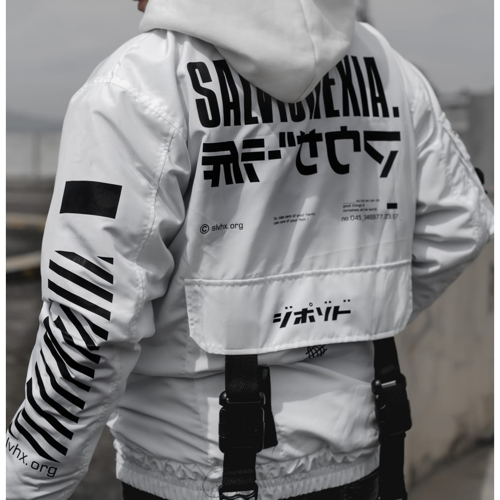 Jaket Pria Bomber Motoran Hoodie Original Salvio Hexia