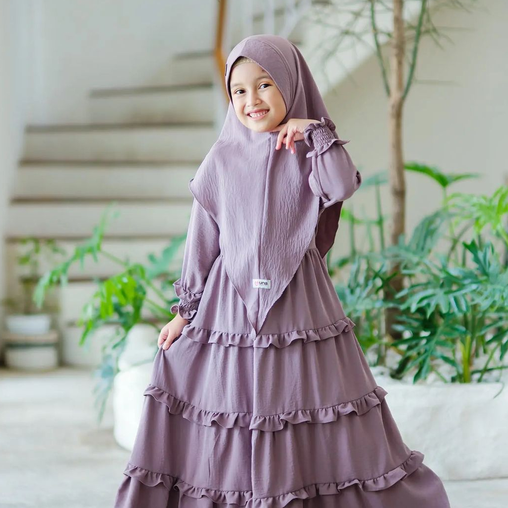 Promo GAMIS DANISHAA ANAK BABY-REMAJA 3-5 thn BAHAN KATUN JEPANG LOKAL Elegan