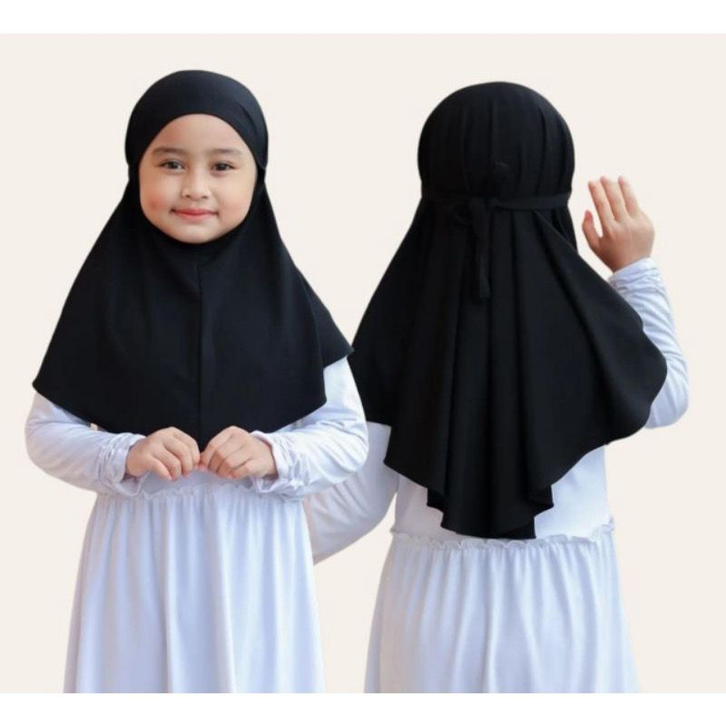 Jilbab bergo tali Jersey Bergo anak Alifia