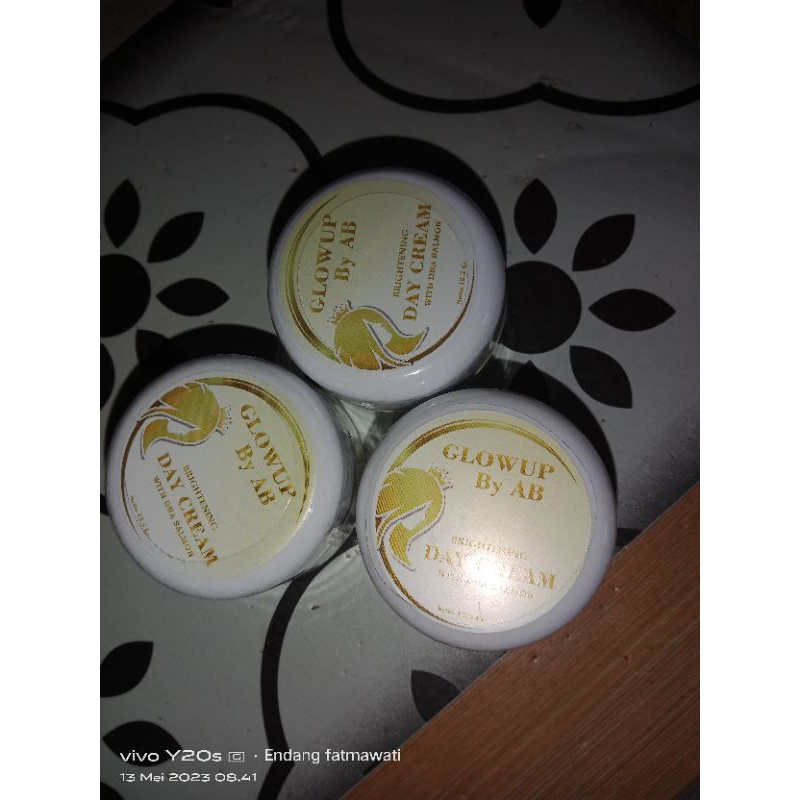 eceran Cream siang glow up by Ab 100% original bpom