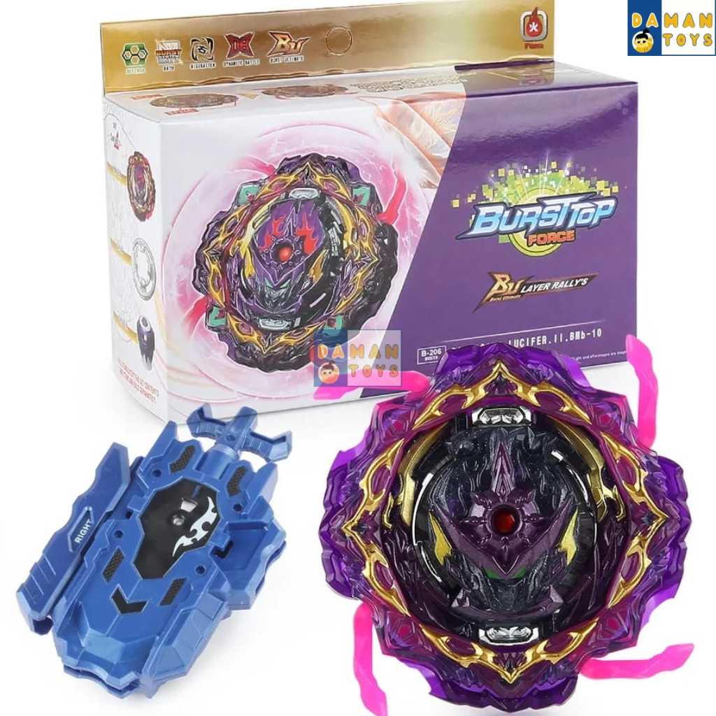 Mainan Gangsing Gasing Beyblade Barricade Lucifer Bayblade Burst B-206