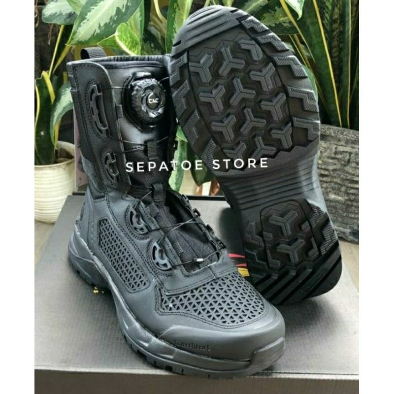 SEPATU PDL TNI POLRI TALI PUTAR TACTICAL LIBRA MK 2 SEGI 3 SEGI TIGA KULIT ASLI SEPATU PDL TALI PUTAR TACTICAL